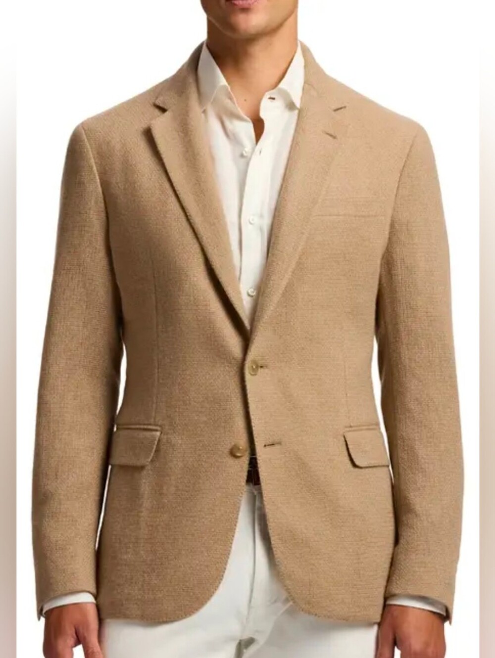 Lauren Ralph Lauren Camel Tan Neutral Coat Sports Jacket Men's Size‎ 44L